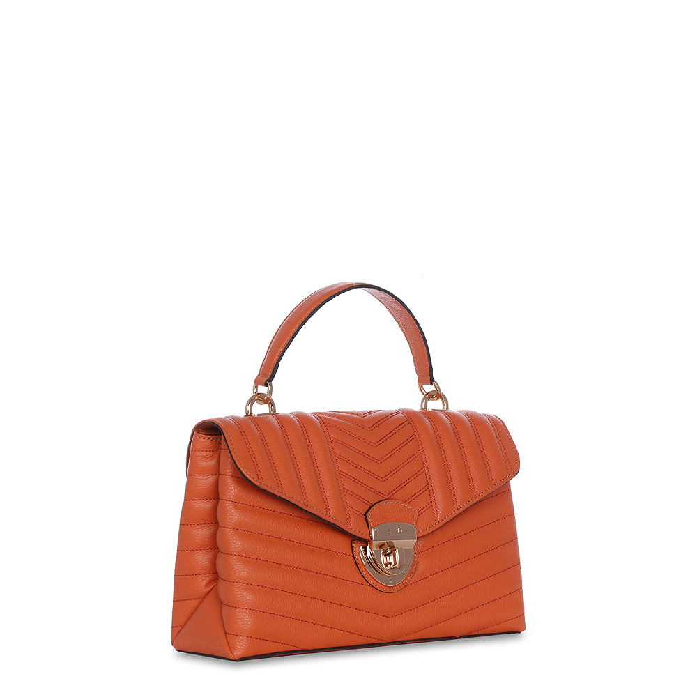 Bolsa Bordada em Couro