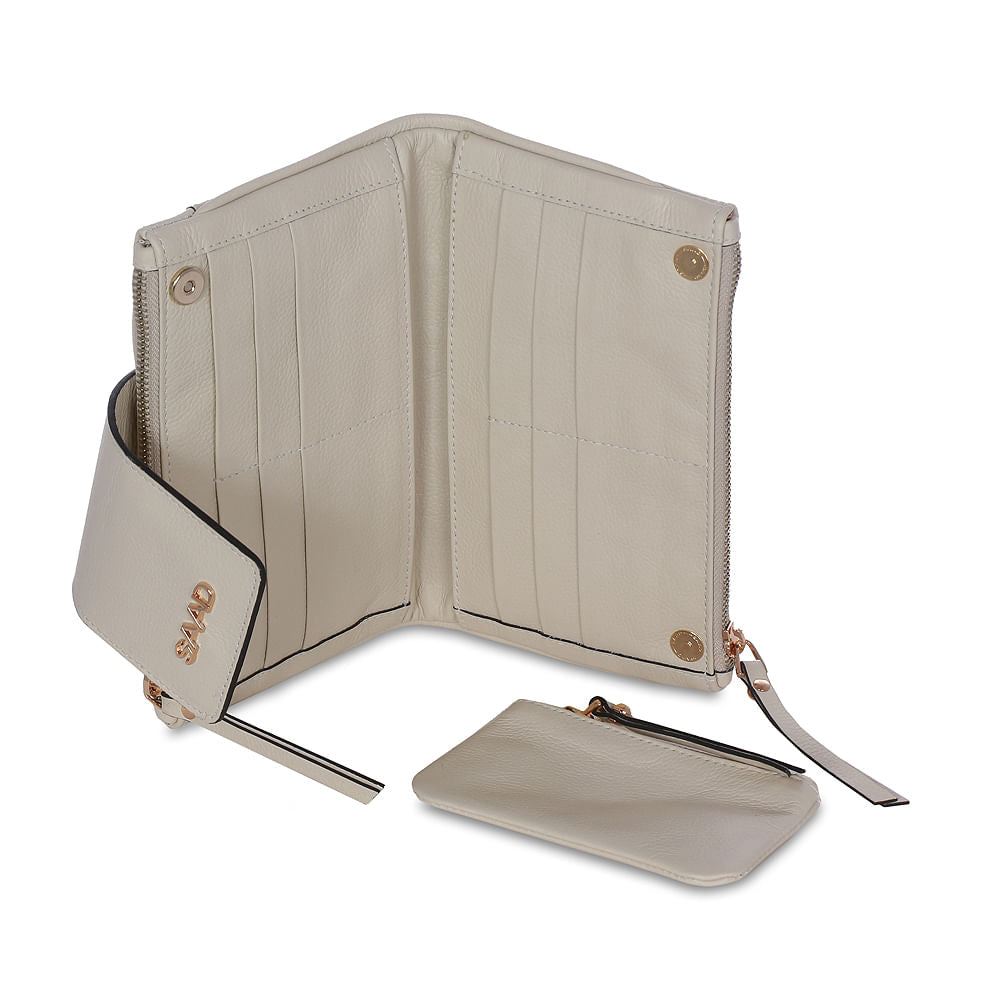 Bolsa Carteira em Couro