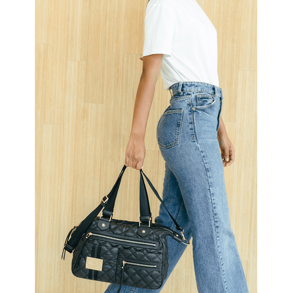 Bolsa matelassê nylon