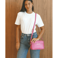 Bolsa Pequena Transversal Couro