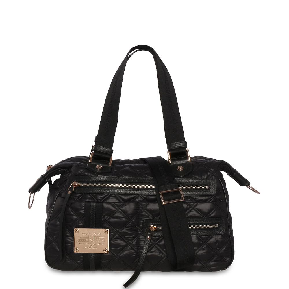 Bolsa matelassê nylon
