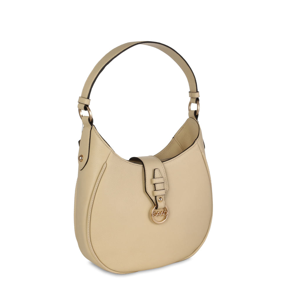 Bolsa de ombro arredondada