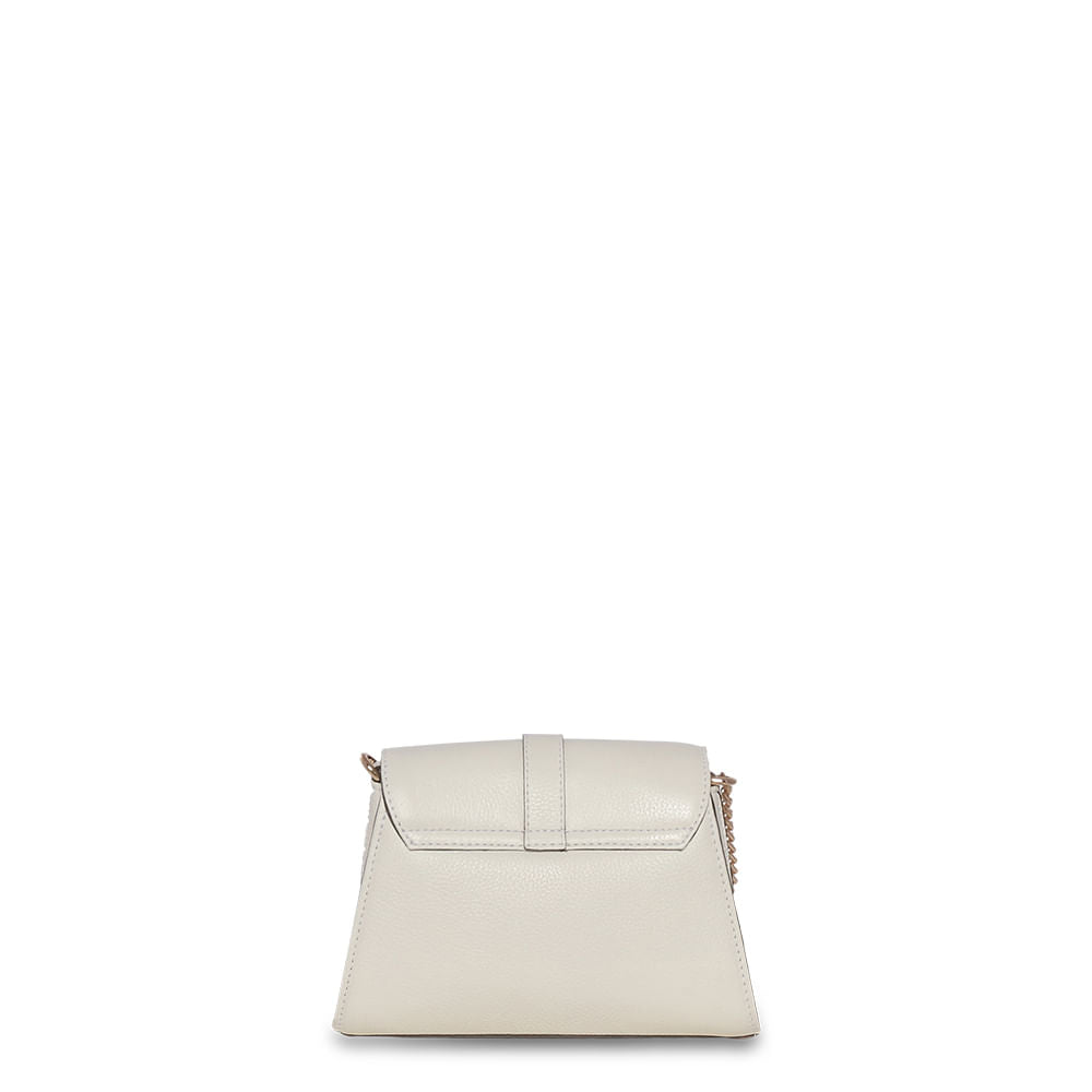 Mini Bag Branca em Couro