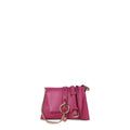 Mini Bag Rosa em Couro