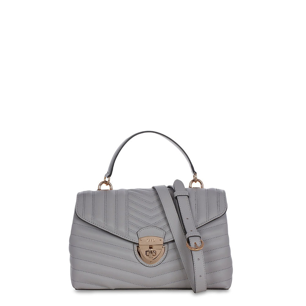 Bolsa Bordada em Couro