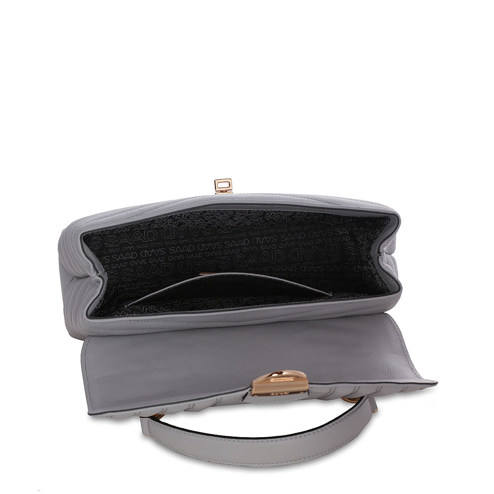 Bolsa Bordada em Couro