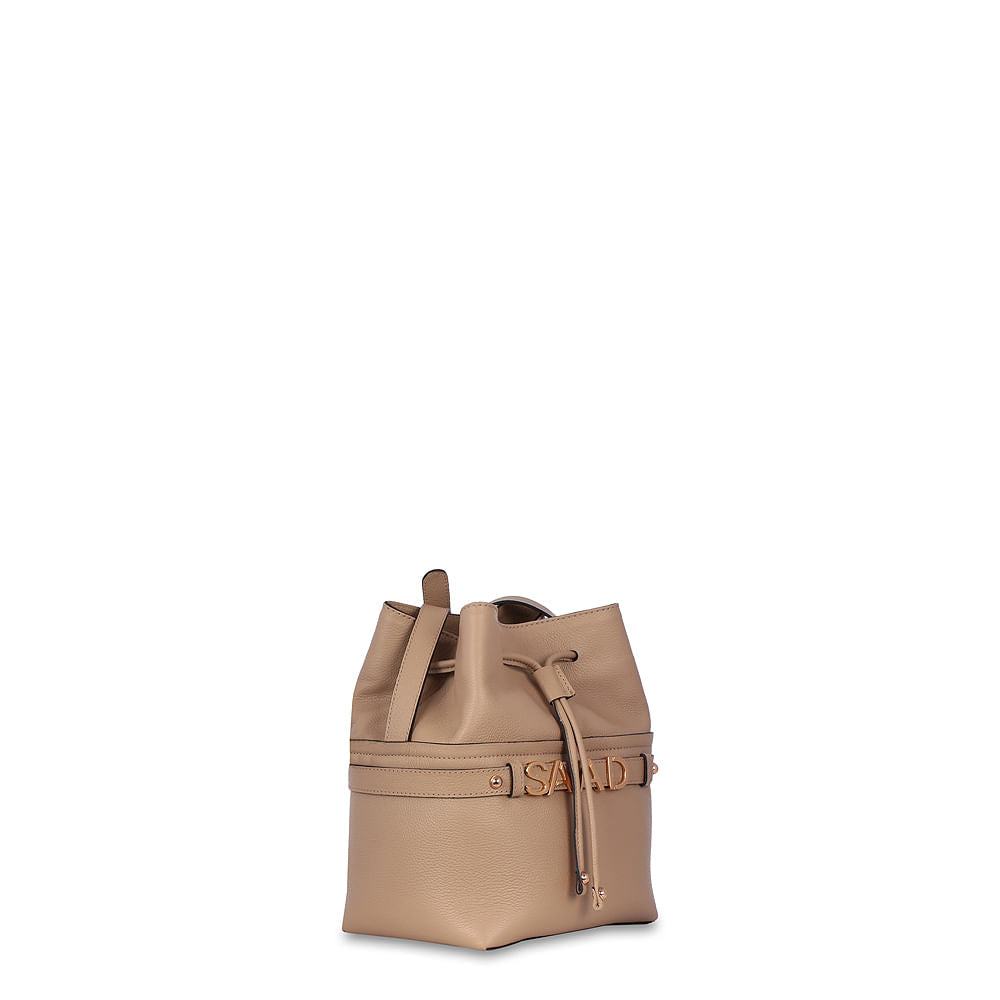 Bolsa Bucket Couro