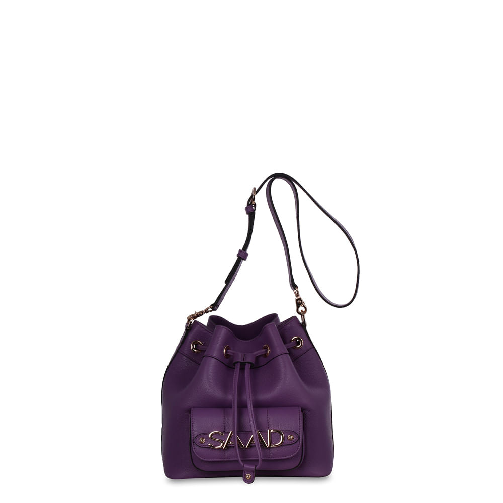 Bolsa Bucket em Couro