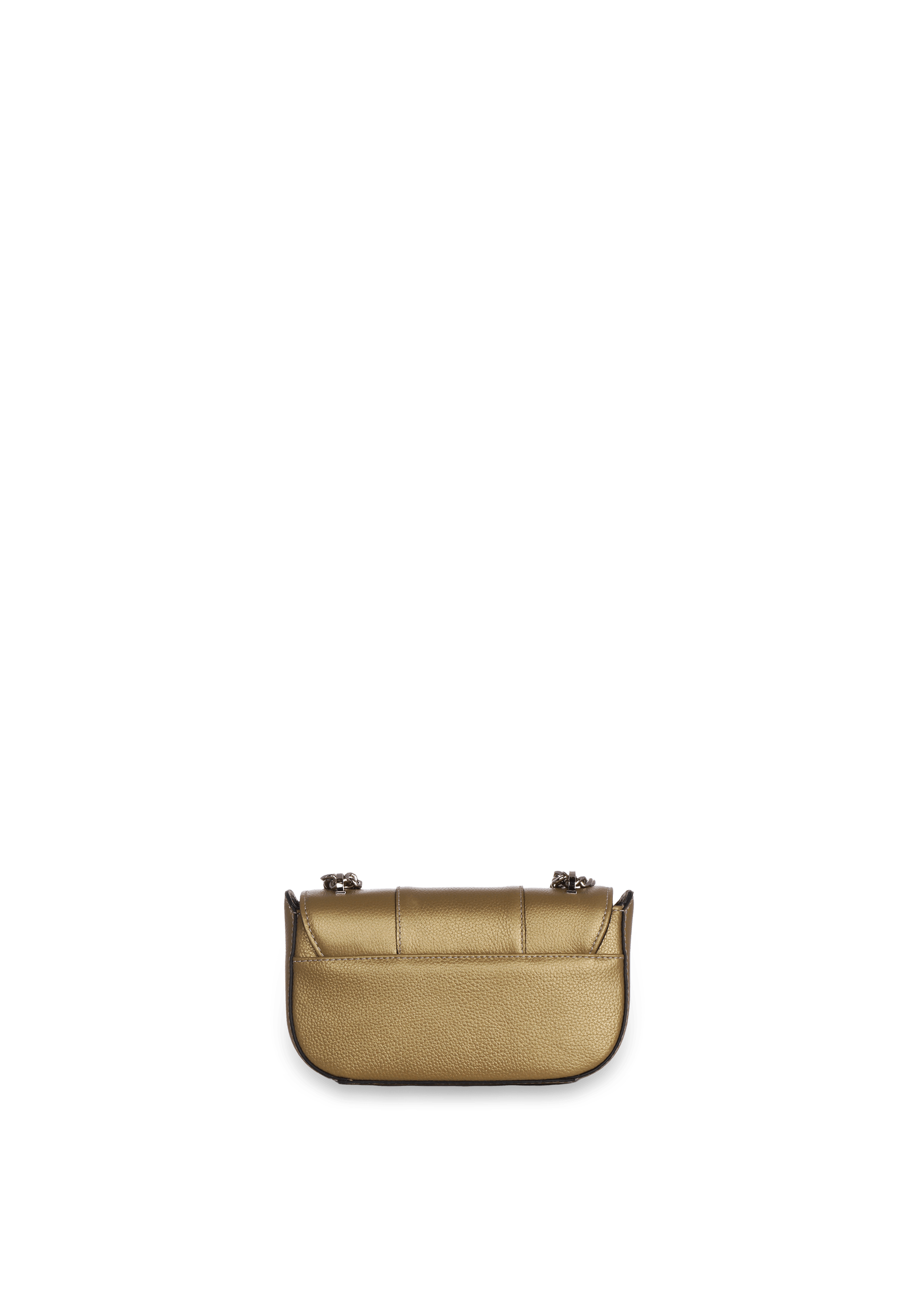 Bolsa Mini em Couro Perolado