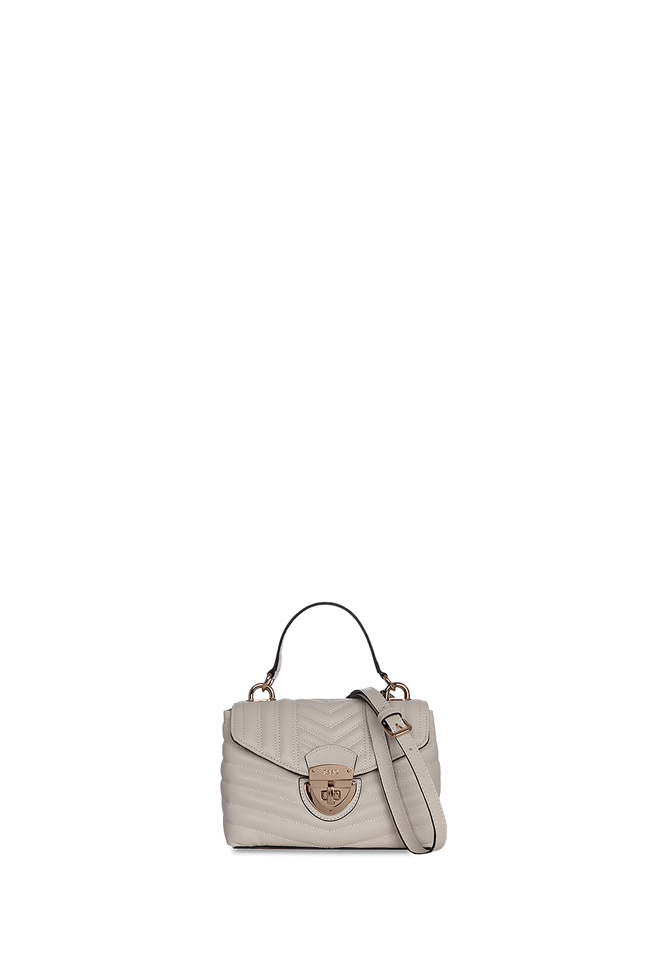 Bolsa Bordada Mini em Couro