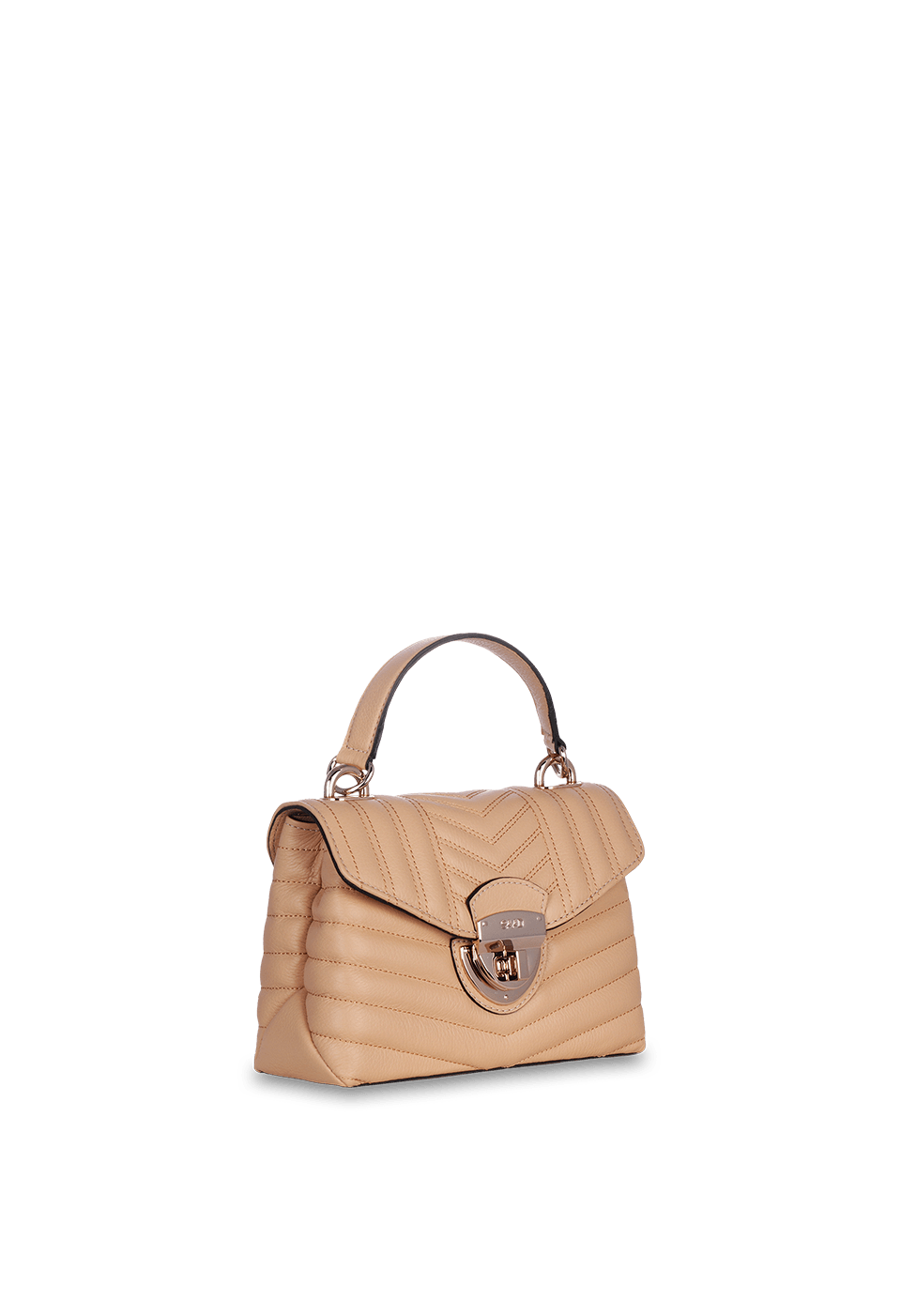 Bolsa Bordada Mini em Couro