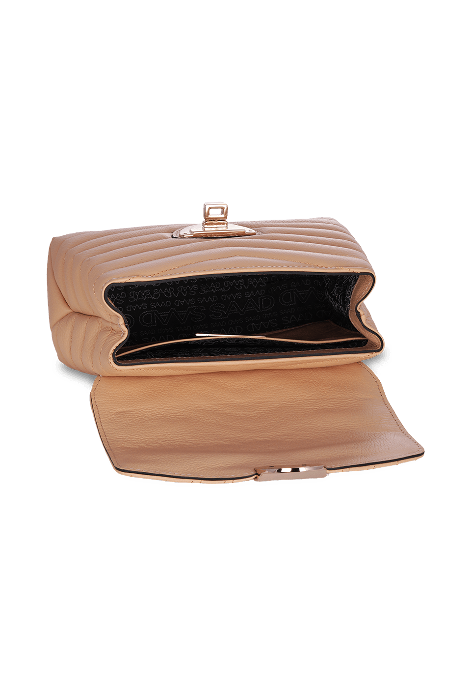 Bolsa Bordada Mini em Couro