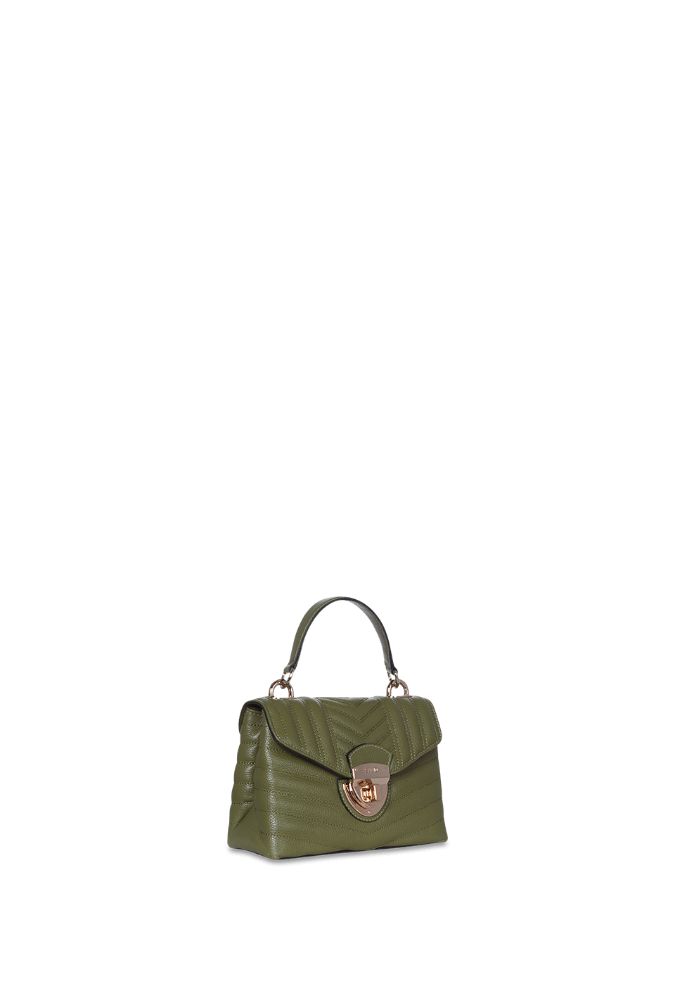 Bolsa Bordada Mini em Couro
