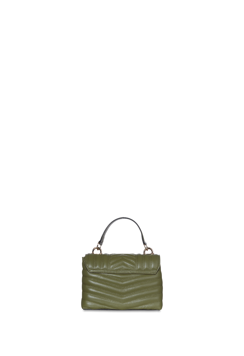 Bolsa Bordada Mini em Couro