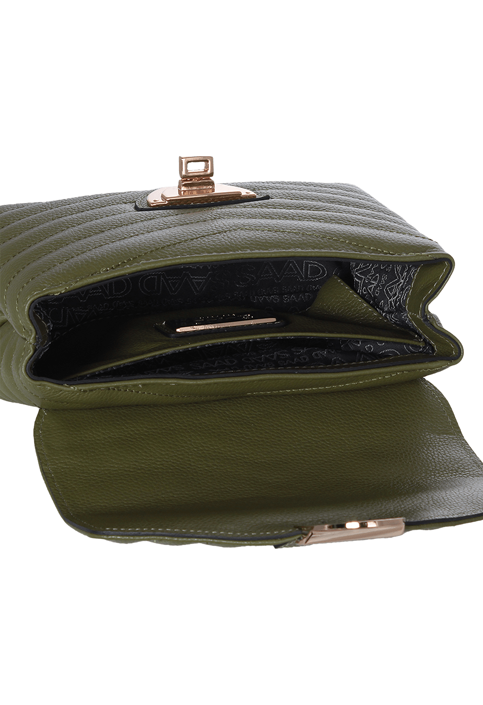 Bolsa Bordada Mini em Couro