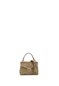 Bolsa Bordada Mini em Couro