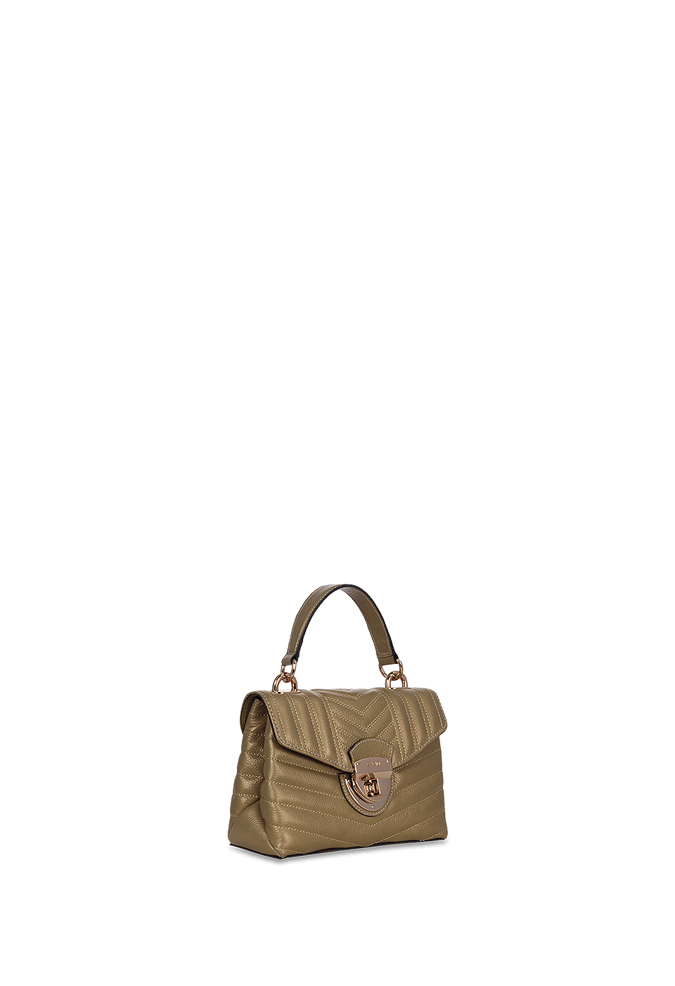 Bolsa Bordada Mini em Couro