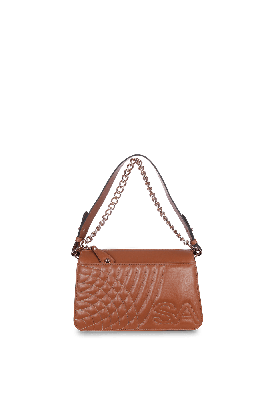 Bolsa Bordada em Couro