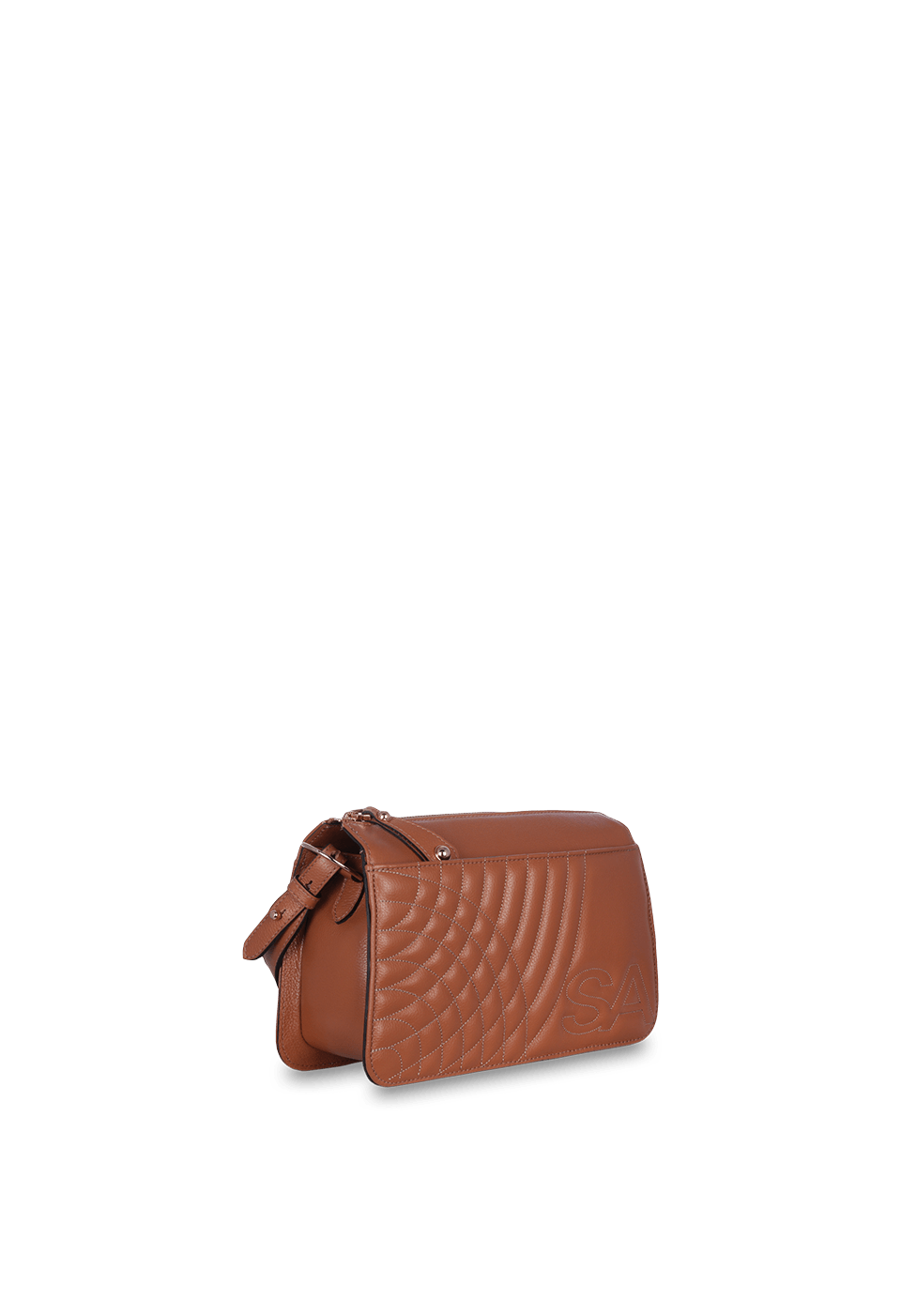 Bolsa Bordada em Couro