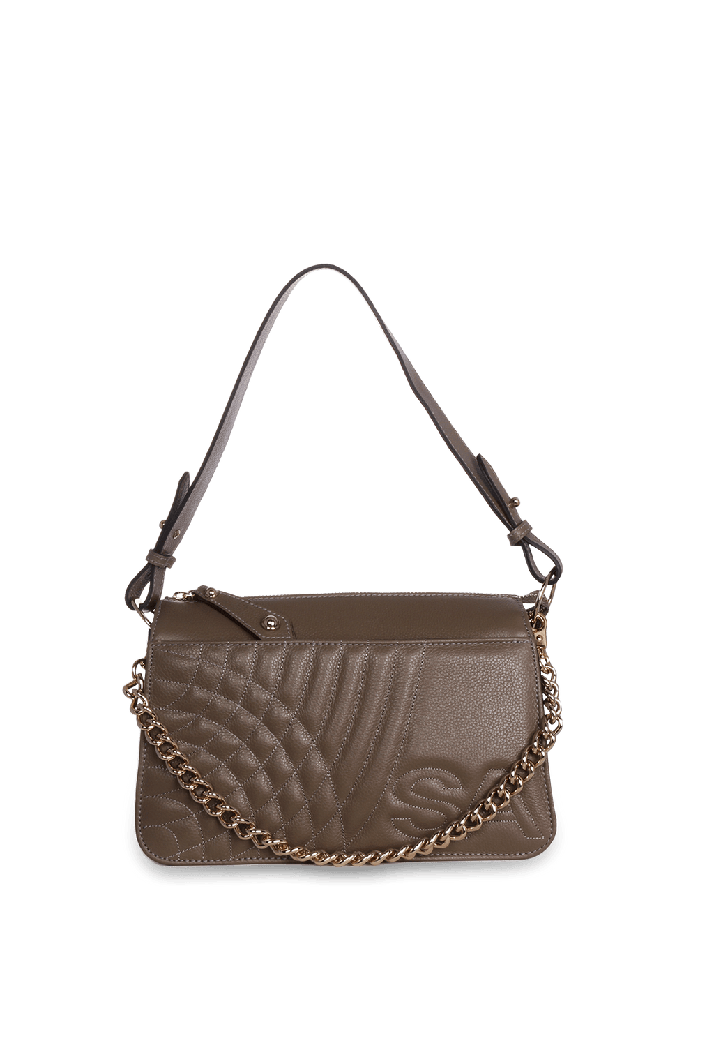 Bolsa Bordada em Couro