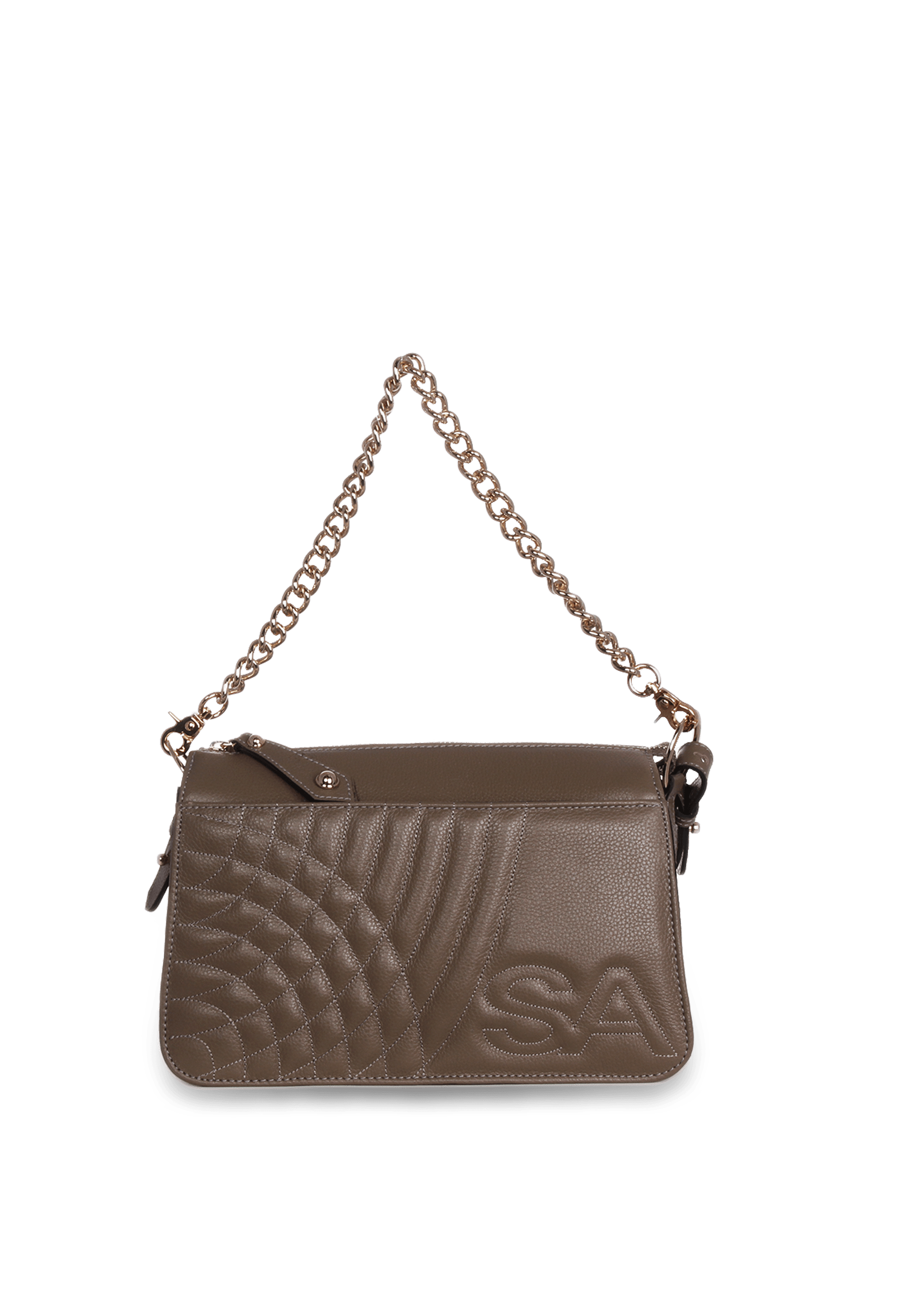 Bolsa Bordada em Couro