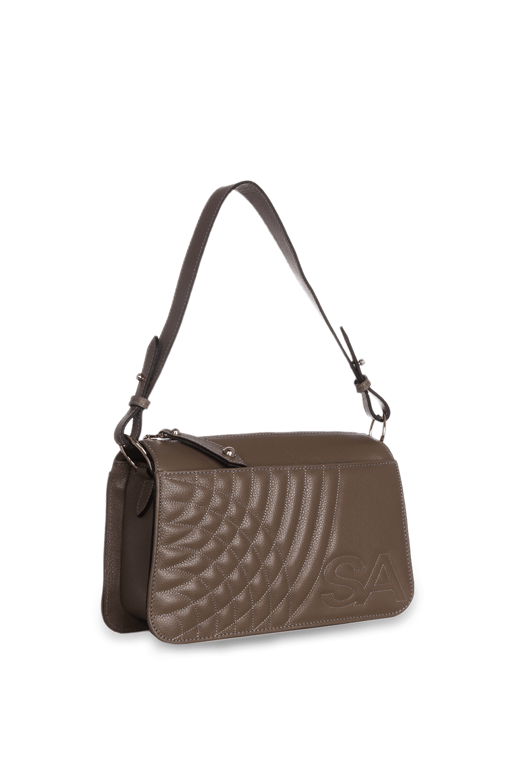Bolsa Bordada em Couro
