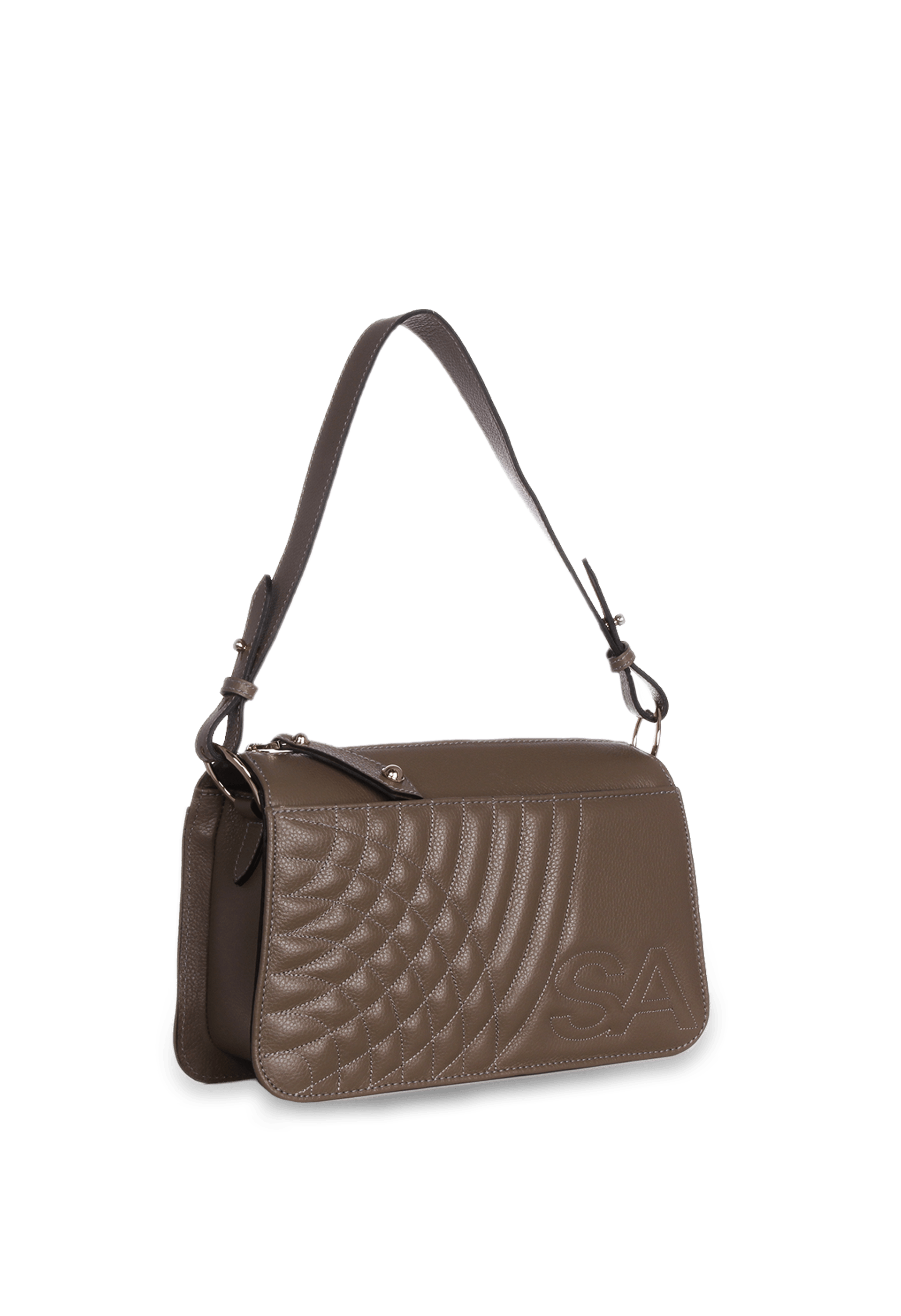 Bolsa Bordada em Couro