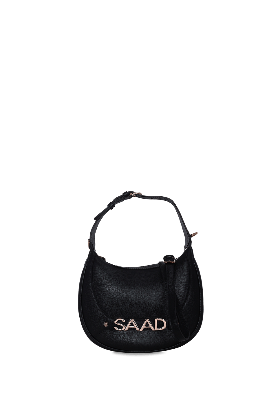 Bolsa Oval em Couro