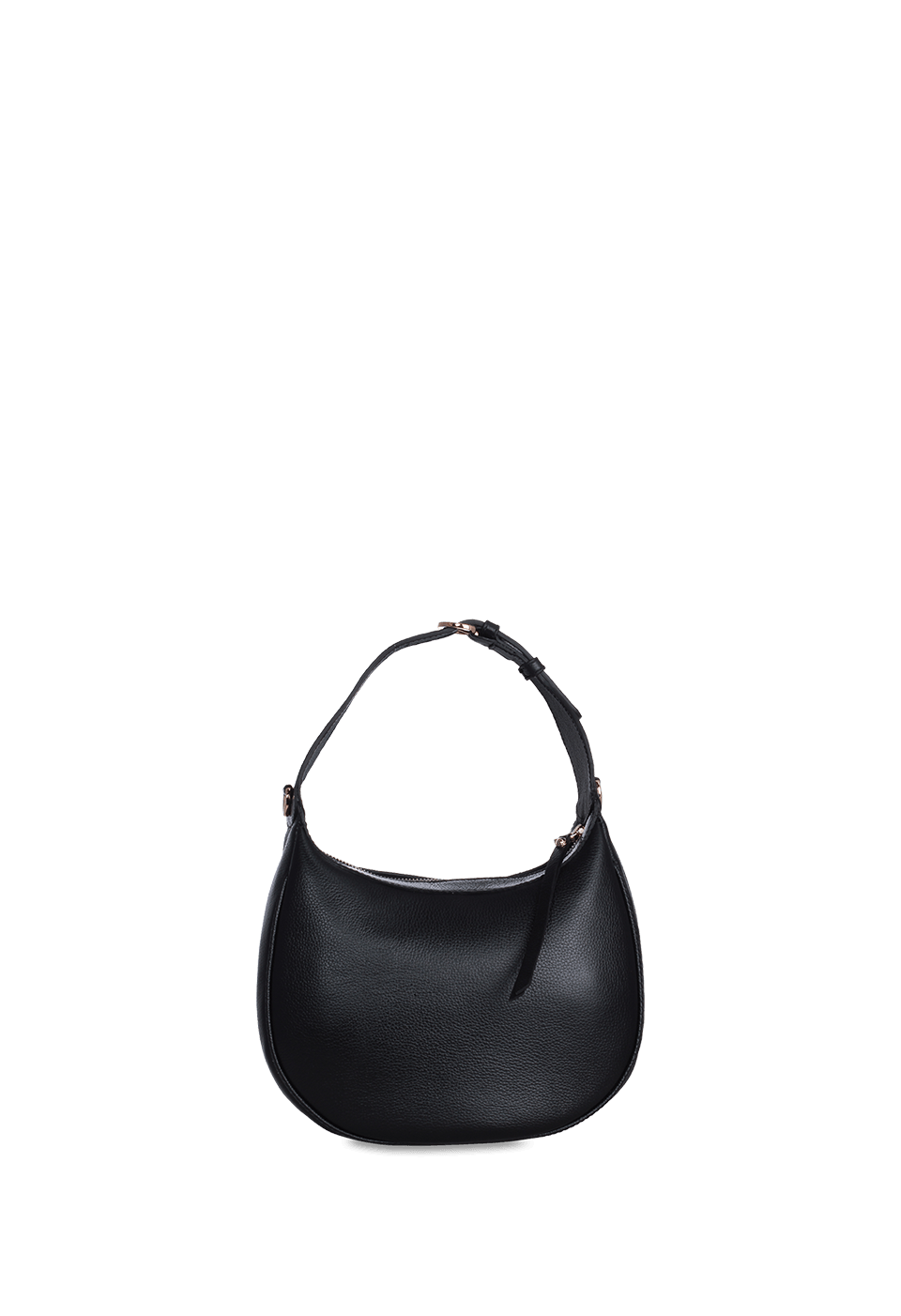 Bolsa Oval em Couro