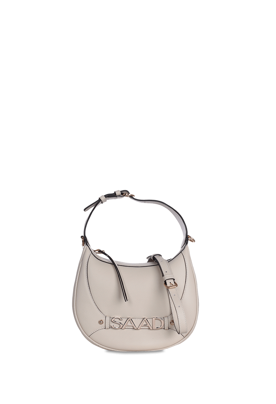 Bolsa Oval em Couro