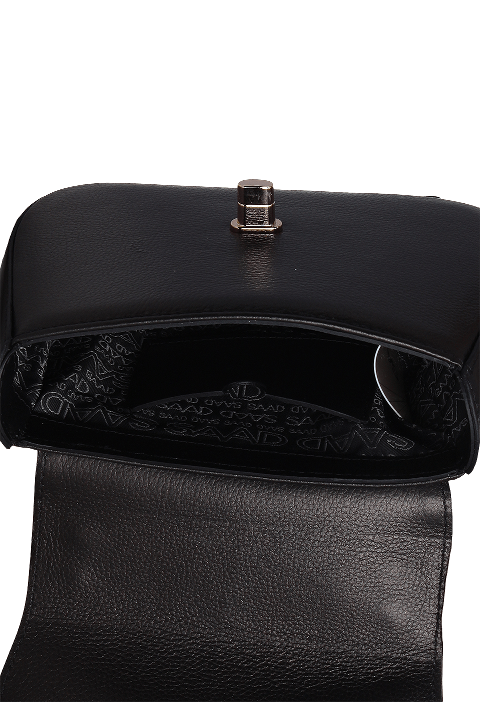 Bolsa Mini em Couro Perolado