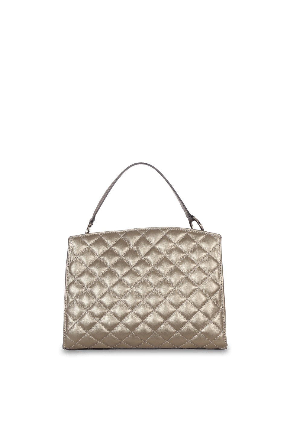 Bolsa Matelassê em Couro Perolado