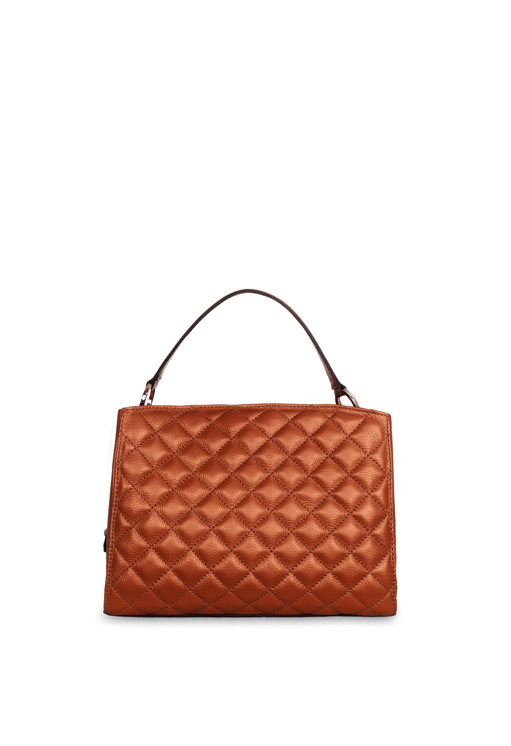 Bolsa Matelassê em Couro Perolado