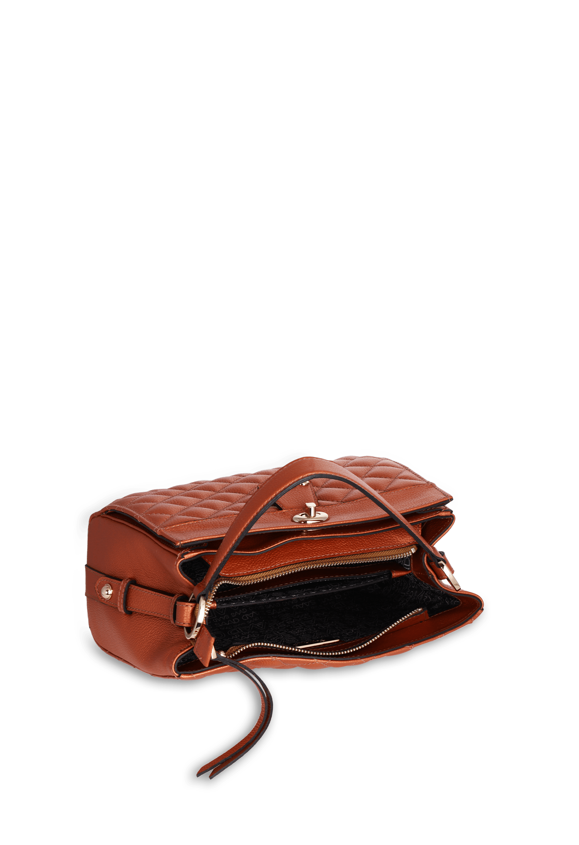 Bolsa Matelassê em Couro Perolado