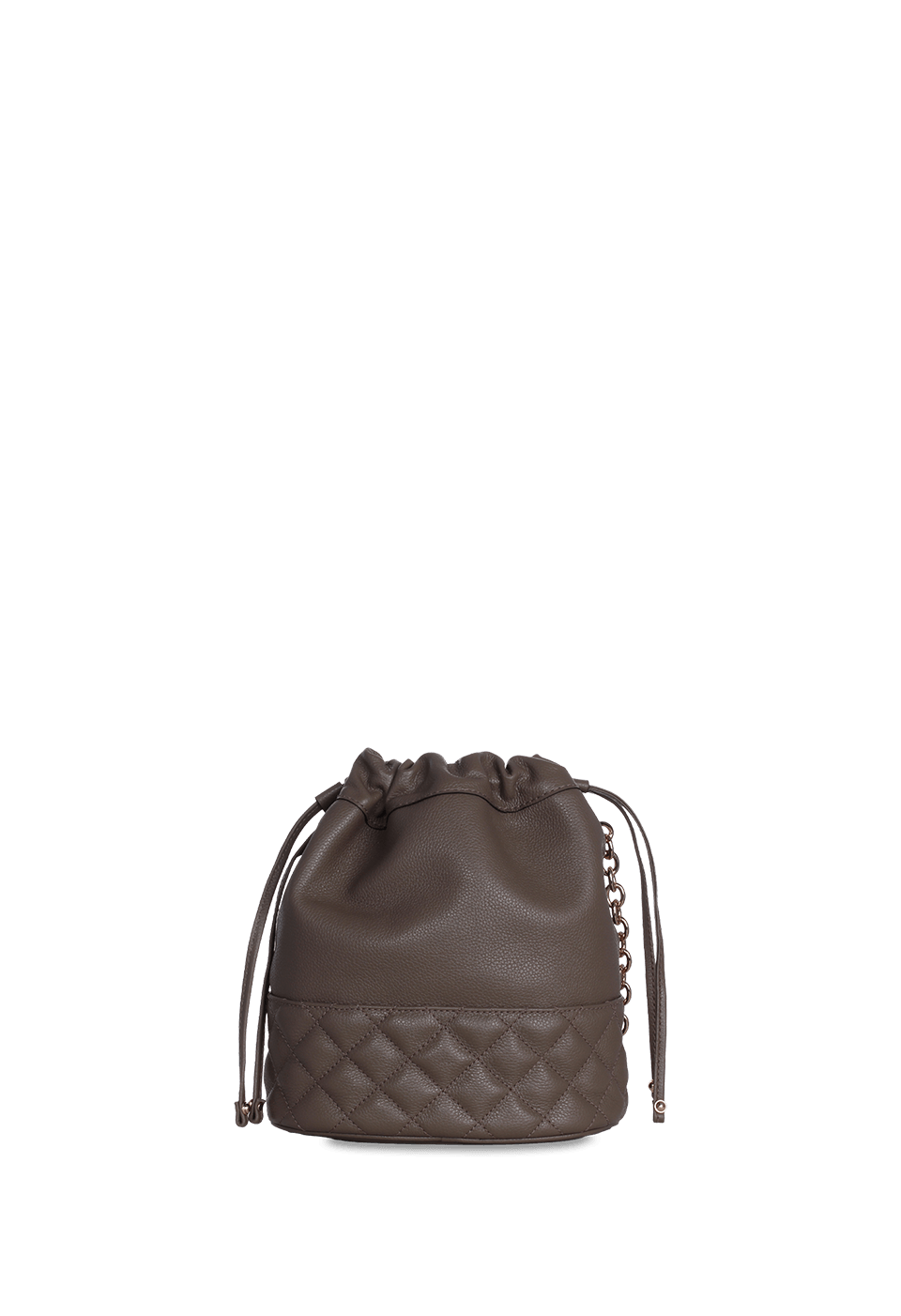Bolsa Bucket em Couro