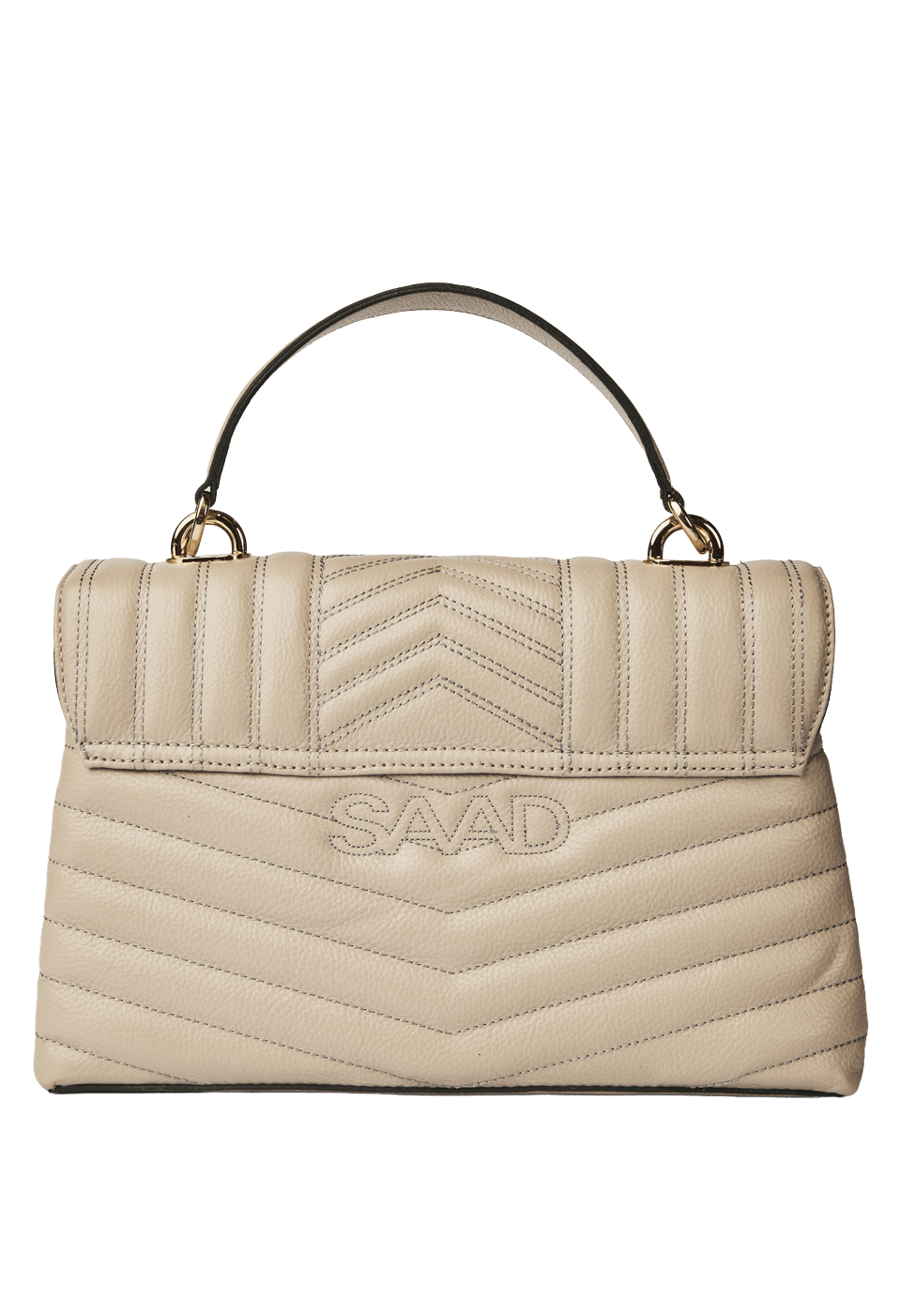 Bolsa Bordada em Couro