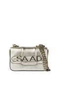 Bolsa Mini em Couro Metalizado