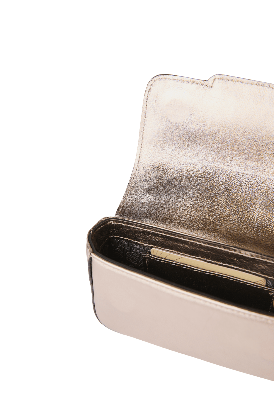 251-BL2119A - Bolsa Mini em Couro Metalizado