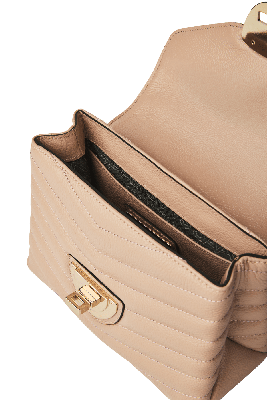 Bolsa Bordada Mini em Couro