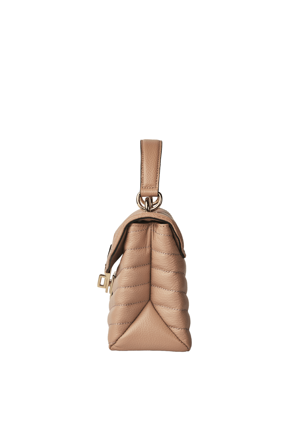 Bolsa Bordada Mini em Couro