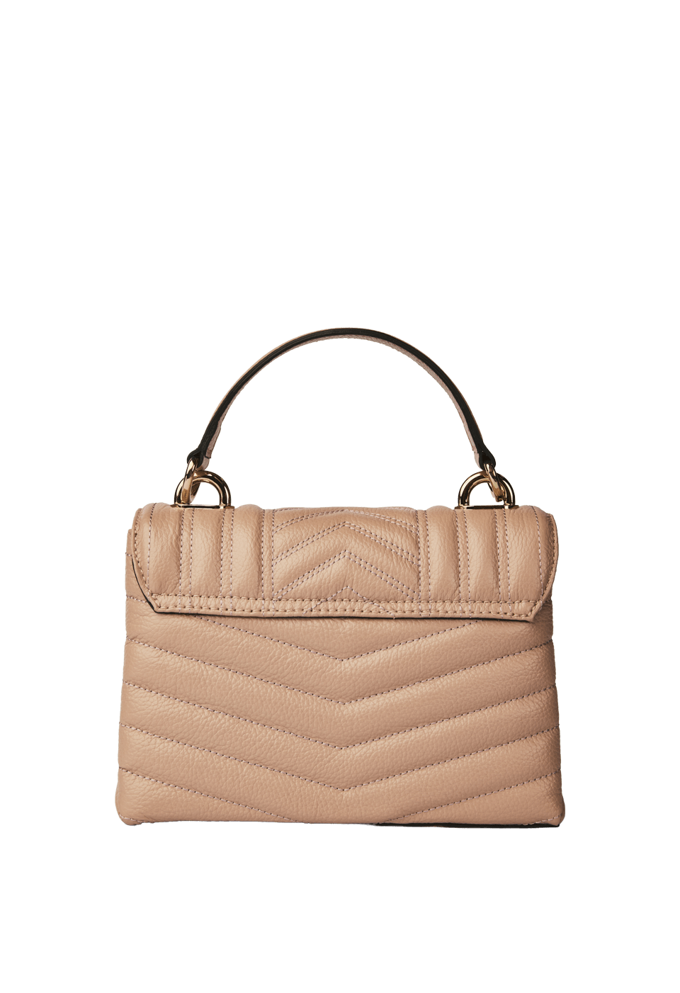 Bolsa Bordada Mini em Couro