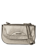 Bolsa Mini em Couro Metalizado