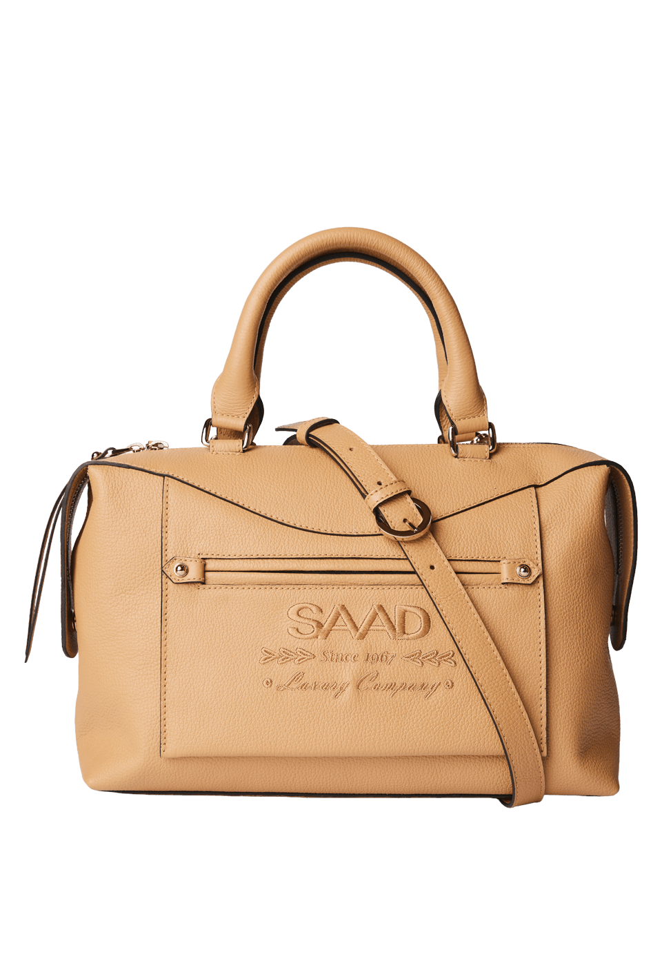Bolsa Média em Couro