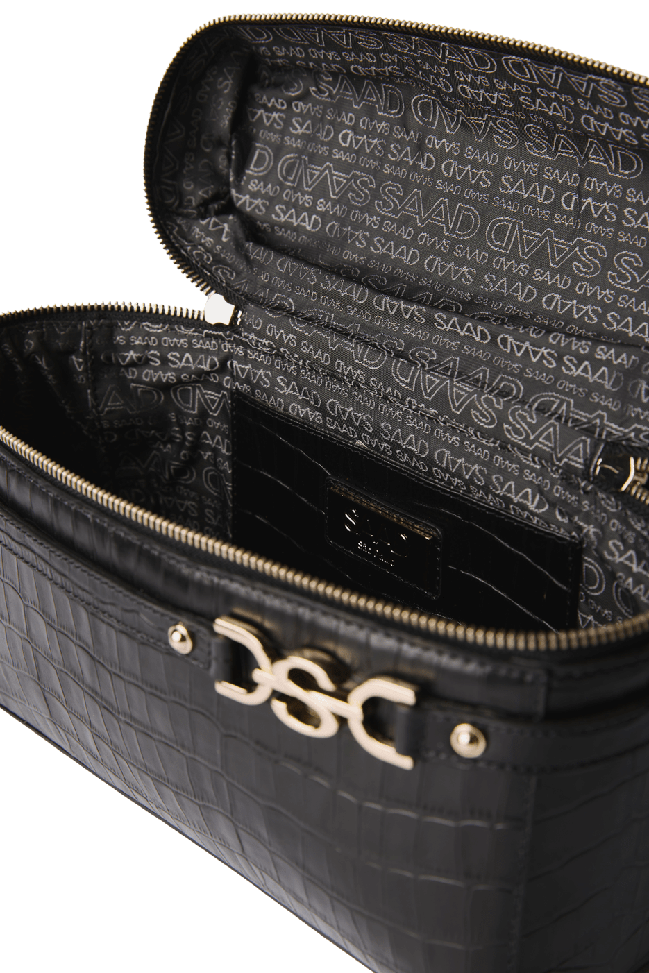 251-BL2168A - Bolsa Frasqueira em Croco