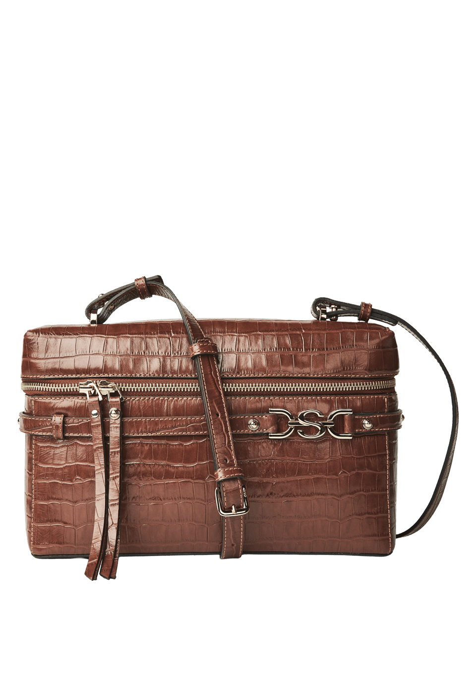 251-BL2168A - Bolsa Frasqueira em Croco