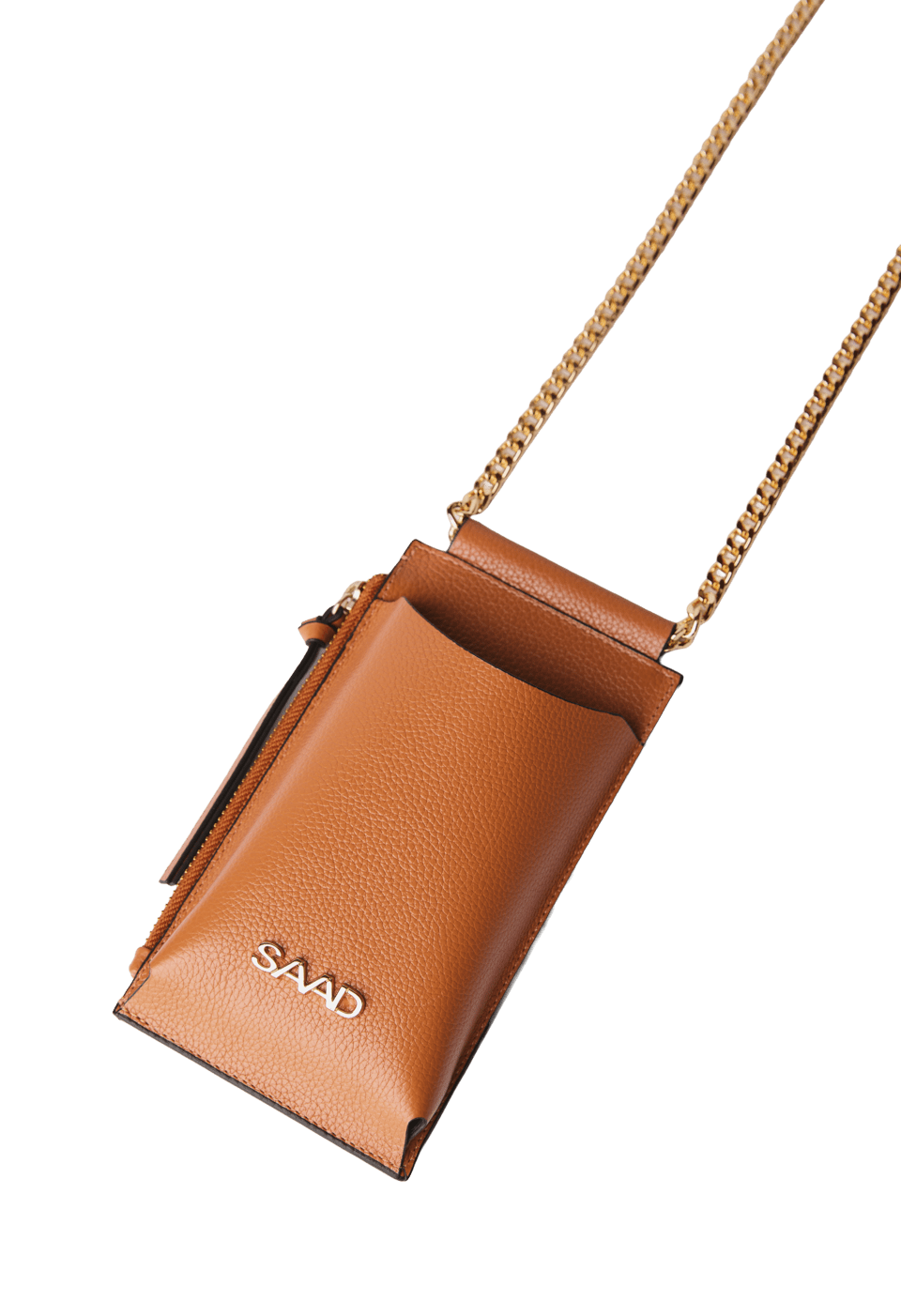 Mini Bolsa para Celular em Couro