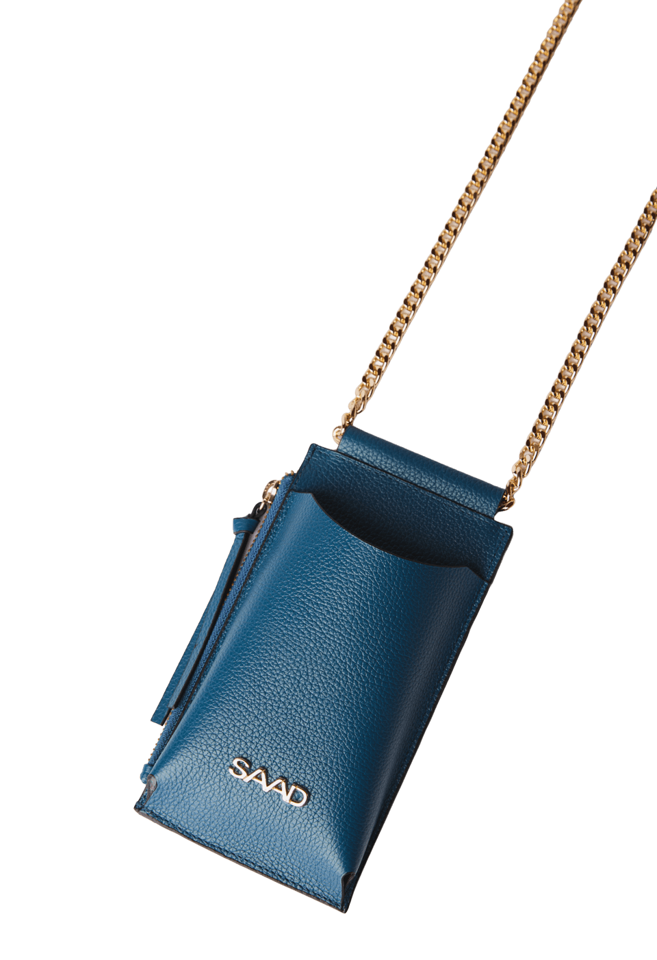 252-MINI-BL02 - Mini Bolsa Celular em Couro