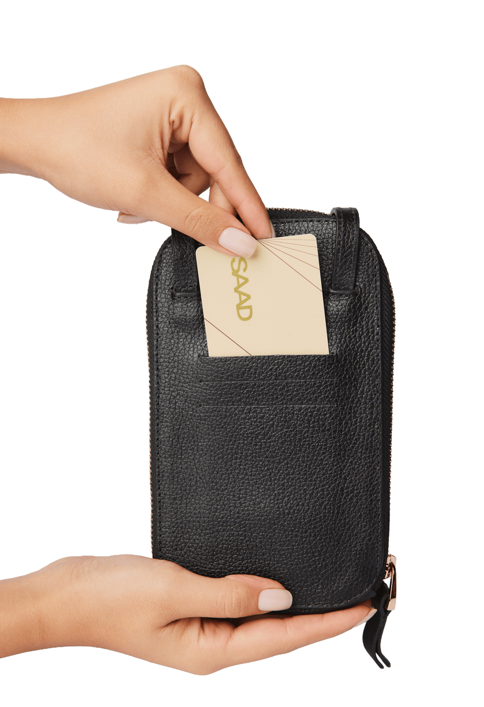 Mini Bolsa para Celular em Couro