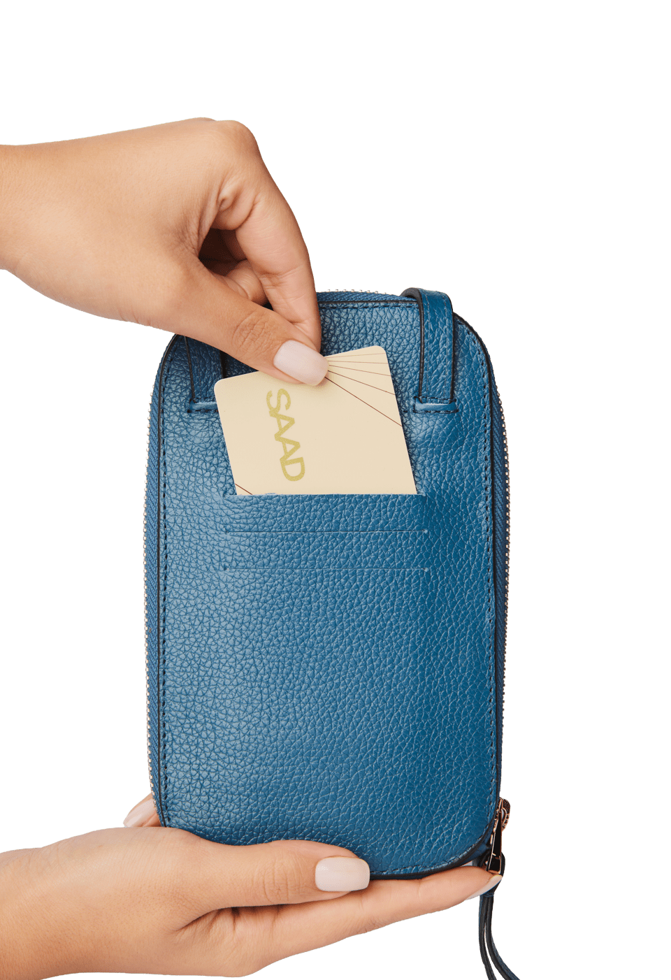 Mini Bolsa para Celular em Couro