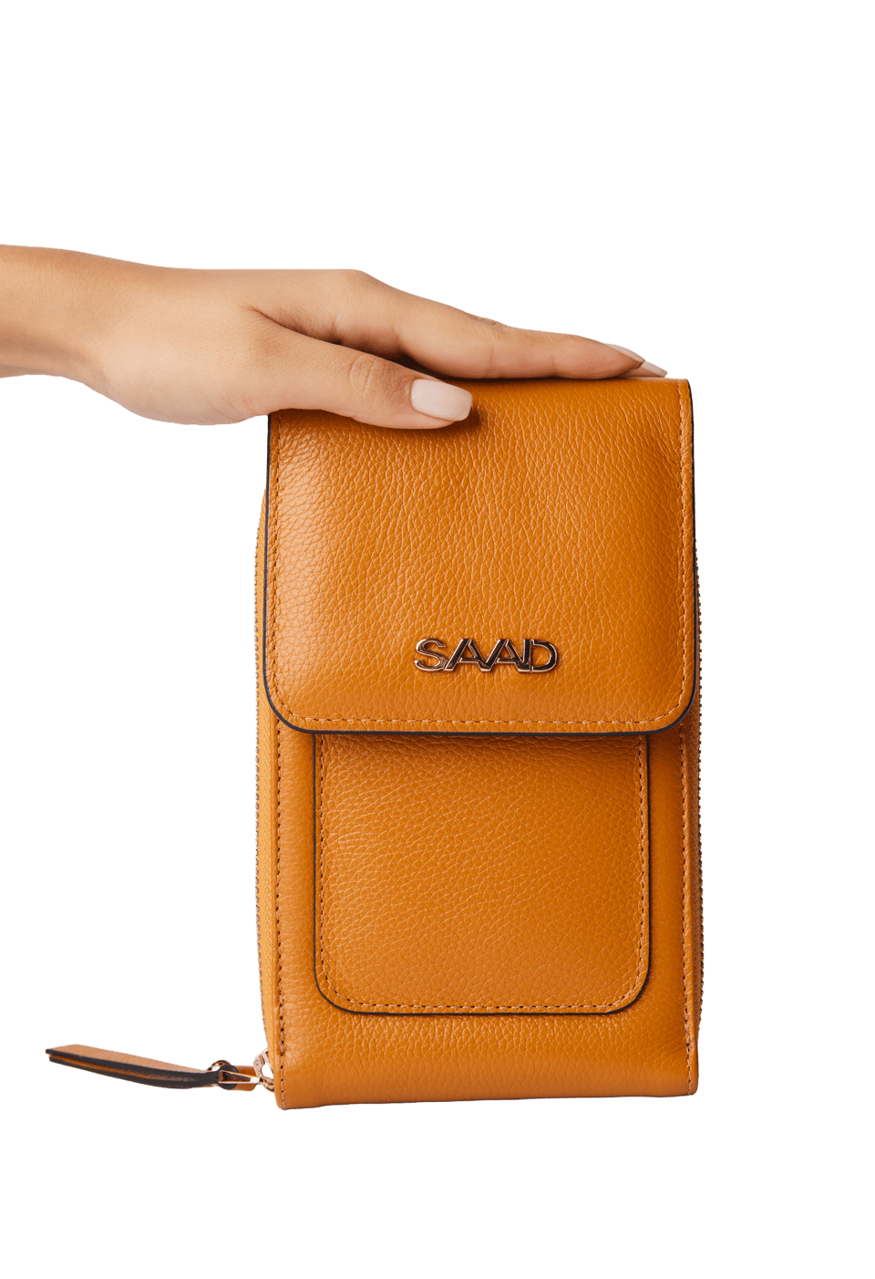 Mini Bolsa para Celular em Couro